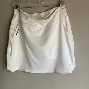 White Nike Golf Skort